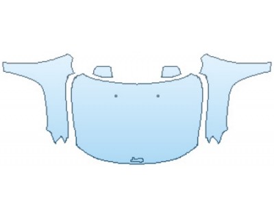 PAINT PROTECTION KIT - 2017 JEEP GRAND CHEROKEE 75TH ANNIVERSARY EDITION FULL HOOD(WRAPPED EDGES) FENDERS MIRRORS - PRECUT PPF CLEAR BRA WRAP