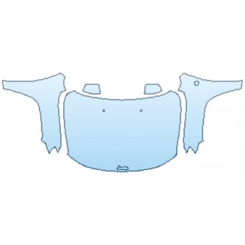 PAINT PROTECTION KIT - 2017 JEEP GRAND CHEROKEE 75TH ANNIVERSARY EDITION FULL HOOD(WRAPPED EDGES) FENDERS MIRRORS (OFF TROAD PKG) - PRECUT PPF CLEAR BRA WRAP