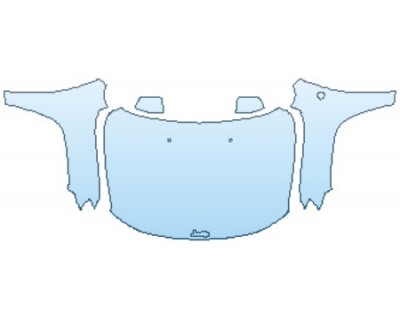 PAINT PROTECTION KIT - 2017 JEEP GRAND CHEROKEE 75TH ANNIVERSARY EDITION FULL HOOD(WRAPPED EDGES) FENDERS MIRRORS (OFF TROAD PKG) - PRECUT PPF CLEAR BRA WRAP