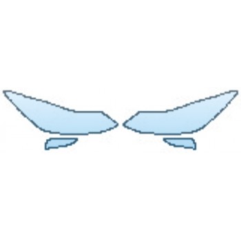 PAINT PROTECTION KIT - 2017 CHEVROLET CRUZE HATCHBACK PREMIER RS PACKAGE HEADLIGHTS - PRECUT PPF CLEAR BRA WRAP