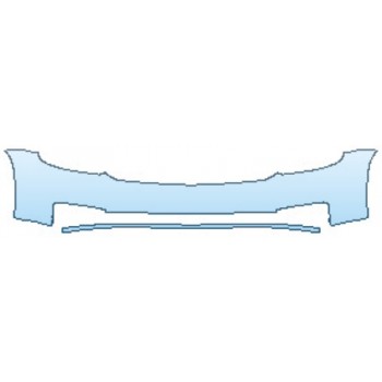 PAINT PROTECTION KIT - 2020 CHEVROLET SUBURBAN PREMIER BUMPER (2 PIECE) - PRECUT PPF CLEAR BRA WRAP
