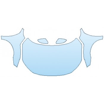 Precut PPF Kit – Clear Bra Paint Protection Film PAINT PROTECTION KIT - 2017 HONDA CIVIC HATCHBACK EX FULL HOOD(WRAPPED EDGES) FENDERS MIRRORS - PRECUT PPF CLEAR BRA WRAP