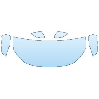 PAINT PROTECTION KIT - 2017 HONDA CIVIC HATCHBACK EX FULL HOOD(30 INCH WRAPPED EDGES) FENDERS MIRRORS - PRECUT PPF CLEAR BRA WRAP