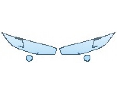 PAINT PROTECTION KIT - 2017 HONDA CIVIC HATCHBACK EX HEADLIGHTS - PRECUT PPF CLEAR BRA WRAP