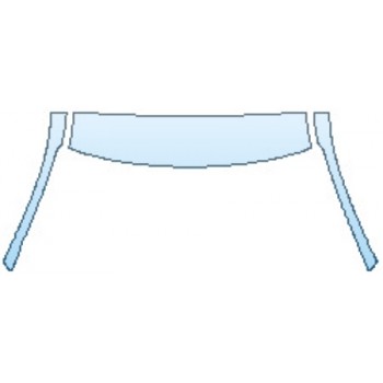 PAINT PROTECTION KIT - 2017 HONDA CIVIC HATCHBACK EX ROOF A-PILLARS - PRECUT PPF CLEAR BRA WRAP