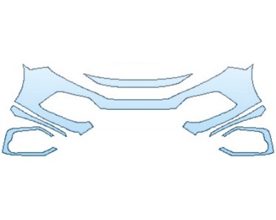 Precut PPF Kit – Clear Bra Paint Protection Film PAINT PROTECTION KIT - 2017 HONDA CIVIC HATCHBACK EX-L BUMPER - PRECUT PPF CLEAR BRA WRAP