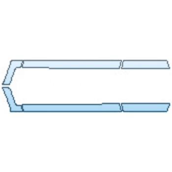 PAINT PROTECTION KIT - 2017 JEEP GRAND CHEROKEE LAREDO E DOORS - PRECUT PPF CLEAR BRA WRAP