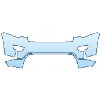 PAINT PROTECTION KIT - 2017 JEEP GRAND CHEROKEE LIMITED 75TH ANNIVERSARY EDITION BUMPER - PRECUT PPF CLEAR BRA WRAP