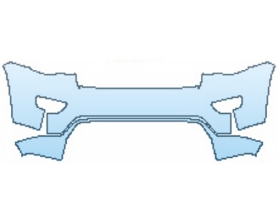 PAINT PROTECTION KIT - 2017 JEEP GRAND CHEROKEE LIMITED 75TH ANNIVERSARY EDITION BUMPER - PRECUT PPF CLEAR BRA WRAP