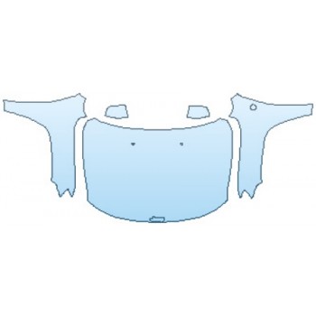 PAINT PROTECTION KIT - 2017 JEEP GRAND CHEROKEE TRAILHAWK FULL HOOD FENDERS MIRRORS (OFF TROAD PKG) - PRECUT PPF CLEAR BRA WRAP