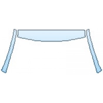 PAINT PROTECTION KIT - 2017 JEEP GRAND CHEROKEE TRAILHAWK ROOF A-PILLARS - PRECUT PPF CLEAR BRA WRAP