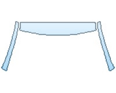 PAINT PROTECTION KIT - 2017 JEEP GRAND CHEROKEE TRAILHAWK ROOF A-PILLARS - PRECUT PPF CLEAR BRA WRAP