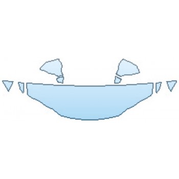 PAINT PROTECTION KIT - 2017 LEXUS GS TURBO HOOD(18 INCH) FENDERS MIRRORS - PRECUT PPF CLEAR BRA WRAP