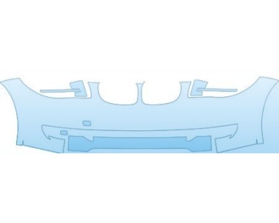 PAINT PROTECTION KIT - 2010 BMW 128 I COUPE BUMPER KIT - PRECUT PPF CLEAR BRA WRAP