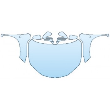 PAINT PROTECTION KIT - 2017 LEXUS NX TURBO F-SPORT FULL HOOD FENDERS MIRRORS - PRECUT PPF CLEAR BRA WRAP