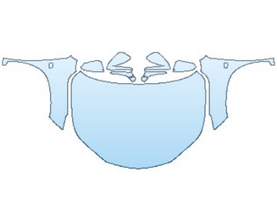 PAINT PROTECTION KIT - 2017 LEXUS NX TURBO F-SPORT FULL HOOD FENDERS MIRRORS - PRECUT PPF CLEAR BRA WRAP