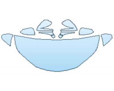 PAINT PROTECTION KIT - 2017 LEXUS NX TURBO F-SPORT HOOD(30 INCH WRAPPED EDGES) FENDERS MIRRORS - PRECUT PPF CLEAR BRA WRAP