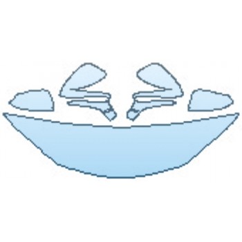 PAINT PROTECTION KIT - 2017 LEXUS NX TURBO F-SPORT HOOD(18 INCH) MIRRORS - PRECUT PPF CLEAR BRA WRAP