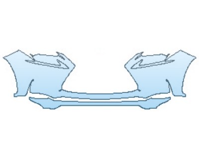 PAINT PROTECTION KIT - 2017 LEXUS NX TURBO F-SPORT BUMPER (2 PIECE) - PRECUT PPF CLEAR BRA WRAP