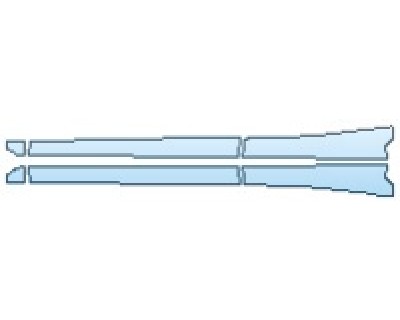 PAINT PROTECTION KIT - 2017 LEXUS NX TURBO F-SPORT DOORS - PRECUT PPF CLEAR BRA WRAP