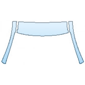 PAINT PROTECTION KIT - 2017 LEXUS NX TURBO F-SPORT ROOF A-PILLARS - PRECUT PPF CLEAR BRA WRAP