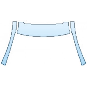 PAINT PROTECTION KIT - 2017 LEXUS NX TURBO F-SPORT ROOF WITH SUNROOF A-PILLARS - PRECUT PPF CLEAR BRA WRAP