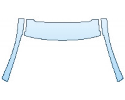 PAINT PROTECTION KIT - 2017 LEXUS NX TURBO F-SPORT ROOF WITH SUNROOF A-PILLARS - PRECUT PPF CLEAR BRA WRAP