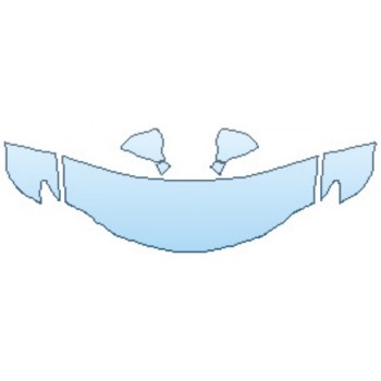 PAINT PROTECTION KIT - 2017 LEXUS RC TURBO HOOD(24 INCH) FENDERS MIRRORS - PRECUT PPF CLEAR BRA WRAP