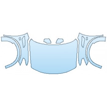 PRECUT PPF KIT - 2018 NISSAN ARMADA PLATINUM FULL HOOD(WRAPPED EDGES) FENDERS MIRRORS PRECUT PPF CLEAR BRA WRAP