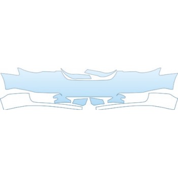 PAINT PROTECTION KIT - 2009 CHRYSLER TOWN &AMP; COUNTRY TOURING BUMPER KIT - PRECUT PPF CLEAR BRA WRAP