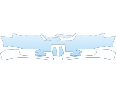 PAINT PROTECTION KIT - 2008 CHRYSLER TOWN &AMP; COUNTRY TOURING BUMPER WITH PLATE CUT OUT KIT - PRECUT PPF CLEAR BRA WRAP