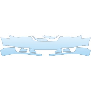 PAINT PROTECTION KIT - 2008 CHRYSLER TOWN &AMP; COUNTRY LX BUMPER KIT - PRECUT PPF CLEAR BRA WRAP