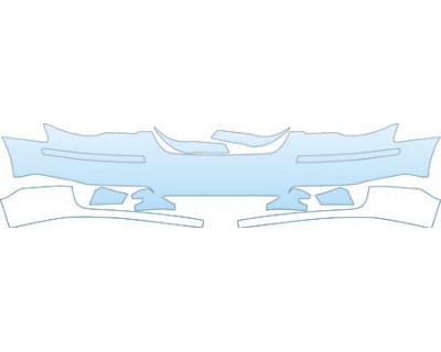 PAINT PROTECTION KIT - 2009 CHRYSLER TOWN &AMP; COUNTRY LIMITED BUMPER(LIMITED) KIT - PRECUT PPF CLEAR BRA WRAP