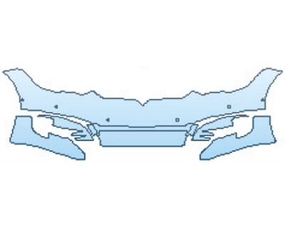 2020 TESLA MODEL S Bumper with Sensors (8 Piece)