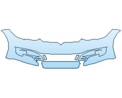 PAINT PROTECTION KIT - 2017 TESLA MODEL S  BUMPER (6 PIECE) - PRECUT PPF CLEAR BRA WRAP