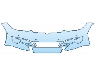 PAINT PROTECTION KIT - 2017 TESLA MODEL S  BUMPER WITH SENSORS (6 PIECE) - PRECUT PPF CLEAR BRA WRAP