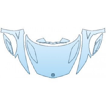 PAINT PROTECTION KIT - 2017 ACURA NSX FULL HOOD FENDERS MIRRORS - PRECUT PPF CLEAR BRA WRAP