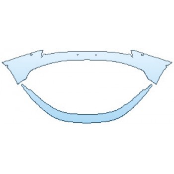 PAINT PROTECTION KIT - 2017 ASTON MARTIN DB11 BUMPER WITH SENSORS - PRECUT PPF CLEAR BRA WRAP