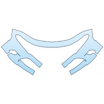 PAINT PROTECTION KIT - 2020 DODGE CHARGER DAYTONA BUMPER (1 PIECE) - PRECUT PPF CLEAR BRA WRAP