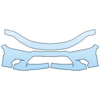 2020 DODGE CHARGER DAYTONA 392 Bumper (2 Piece) - INVISIBLEMASK  - 3M PAINT PROTECTION