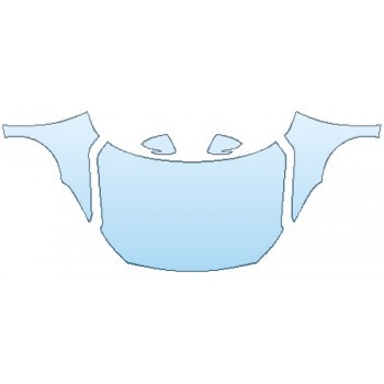 PAINT PROTECTION KIT - 2017 HYUNDAI ELANTRA VALUE EDITION FULL HOOD FENDERS MIRRORS - PRECUT PPF CLEAR BRA WRAP