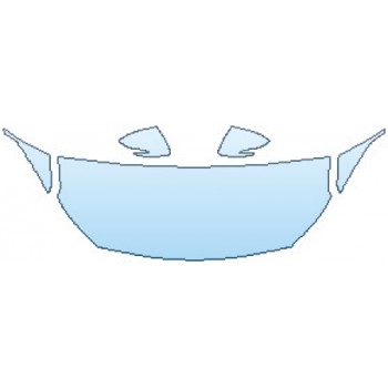 PAINT PROTECTION KIT - 2017 HYUNDAI ELANTRA VALUE EDITION HOOD(24 INCH) FENDERS MIRRORS - PRECUT PPF CLEAR BRA WRAP