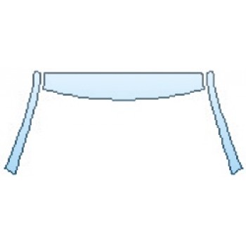 PAINT PROTECTION KIT - 2017 JEEP GRAND CHEROKEE LIMITED 75TH ANNIVERSARY EDITION ROOF A-PILLARS - PRECUT PPF CLEAR BRA WRAP