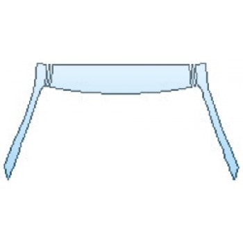 PAINT PROTECTION KIT - 2017 LEXUS GS TURBO F SPORT ROOF A-PILLARS - PRECUT PPF CLEAR BRA WRAP