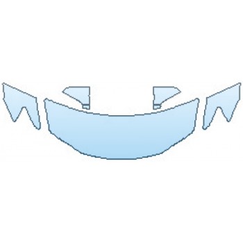 PAINT PROTECTION KIT - 2017 LEXUS IS 300 F SPORT HOOD(24 INCHWRAPPED EDGES) FENDERS MIRRORS - PRECUT PPF CLEAR BRA WRAP