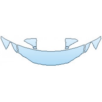 PAINT PROTECTION KIT - 2017 LEXUS IS TURBO HOOD(18 INCH) FENDERS MIRRORS - PRECUT PPF CLEAR BRA WRAP