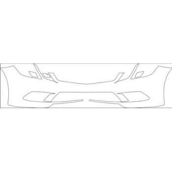 2012 MERCEDES-BENZ E-CLASS CABRIOLET SPORT 350 Bumper(sport 30 Inch) Kit