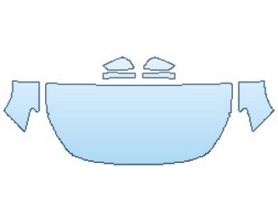  2018 SUBARU IMPREZA 2.0I PREMIUM SEDAN HOOD(30 INCHWRAPPED EDGES) FENDERS MIRRORS