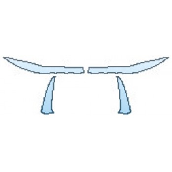 PAINT PROTECTION KIT - 2017 TOYOTA PRIUS PRIME ADVANCED HEADLIGHTS FOG LIGHTS - PRECUT PPF CLEAR BRA WRAP