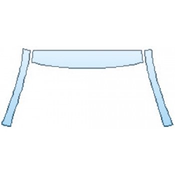 PAINT PROTECTION KIT - 2017 MAZDA MAZDA6 SPORT ROOF A-PILLARS - PRECUT PPF CLEAR BRA WRAP